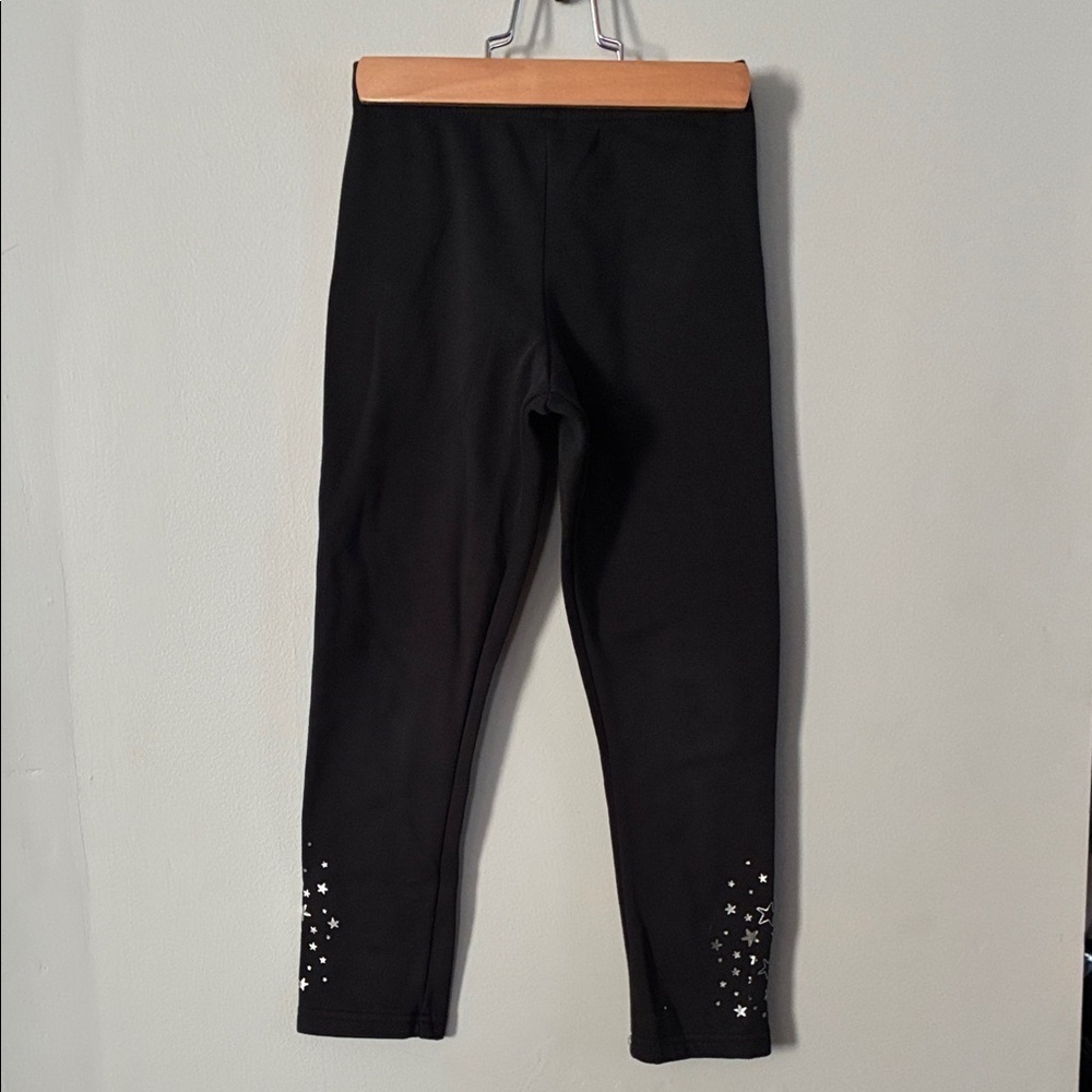 Carter's Black Fleece Leggings Set Sz 6/6X